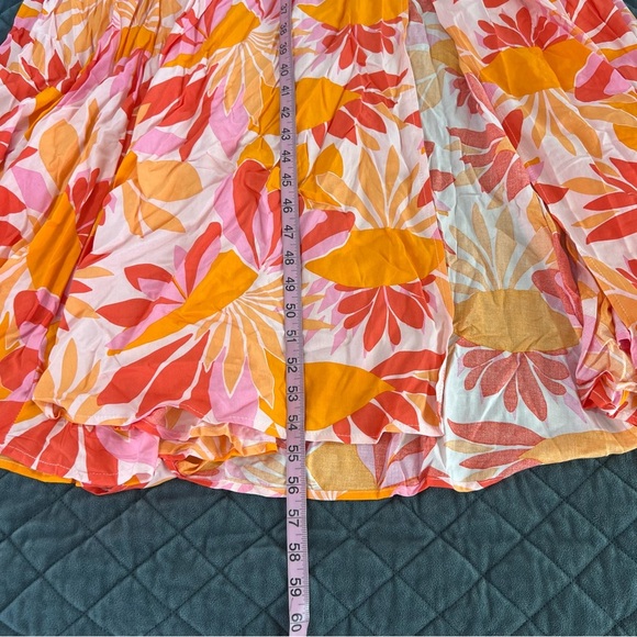 Abel The Label Maxi Dress Women’s Small Anthropologie Floral Slit Rumi B24 - Picture 6 of 12